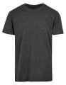 T-shirt Build Your Brand Basic Round Neck Charcoal